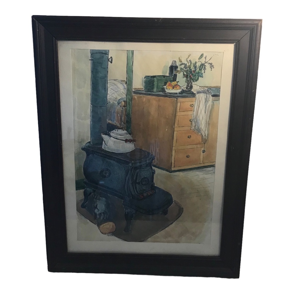 Painting by local Missouri artist.